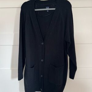 GAP Women's Black Cardigan Sweater